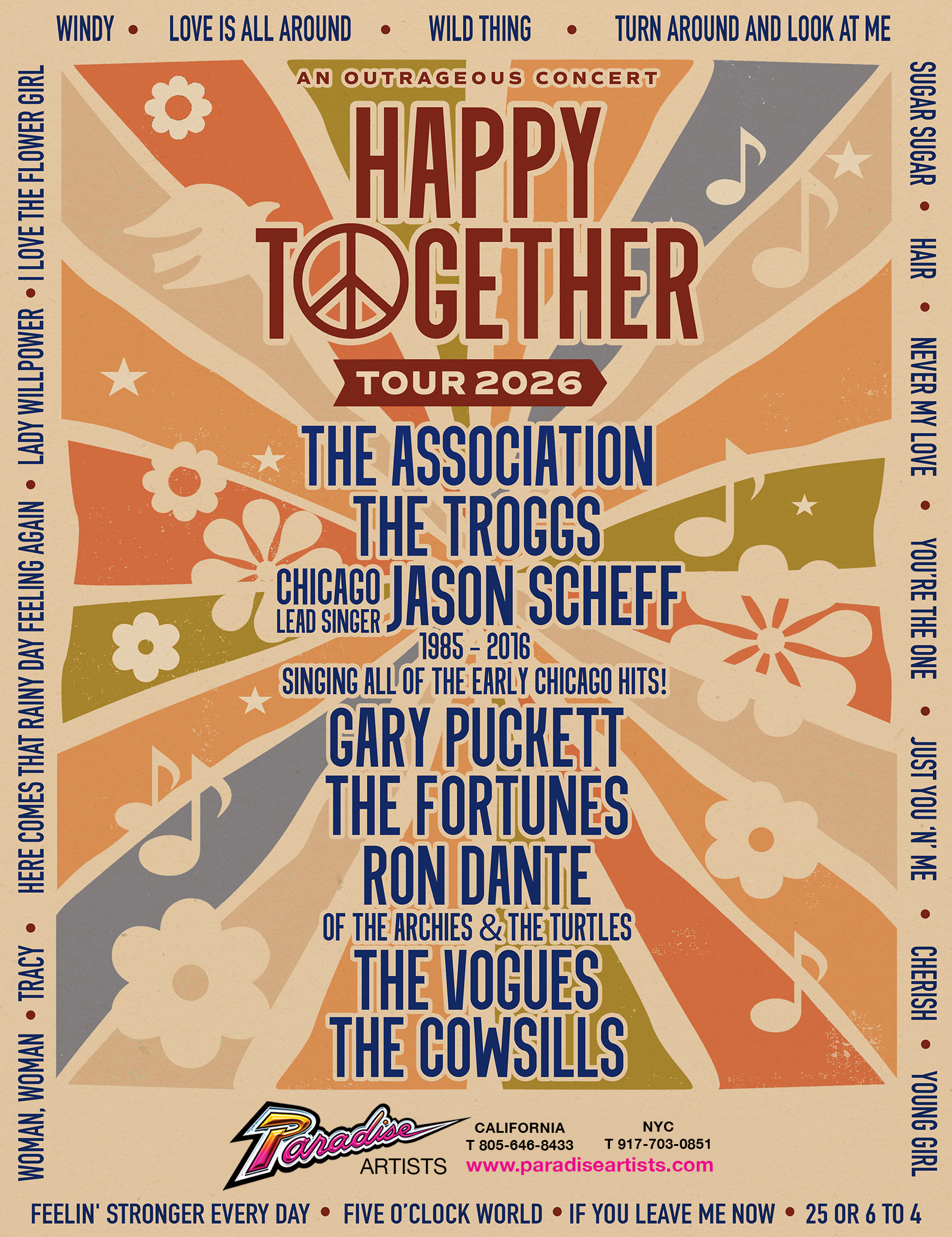 Happy Together 2026 live concert poster